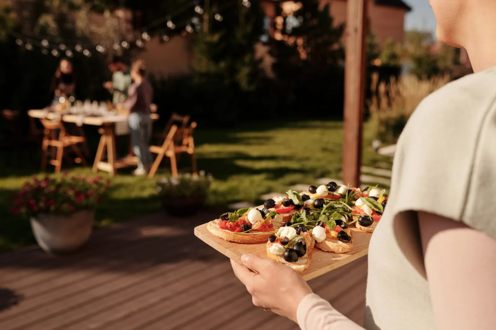 Sommerfest Catering mit BBQ und Buffet im Freien in Berlin