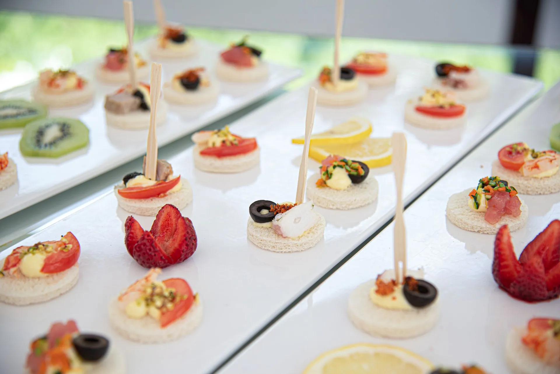 Fingerfood-Empfang mit Canapés vom Catering in Berlin